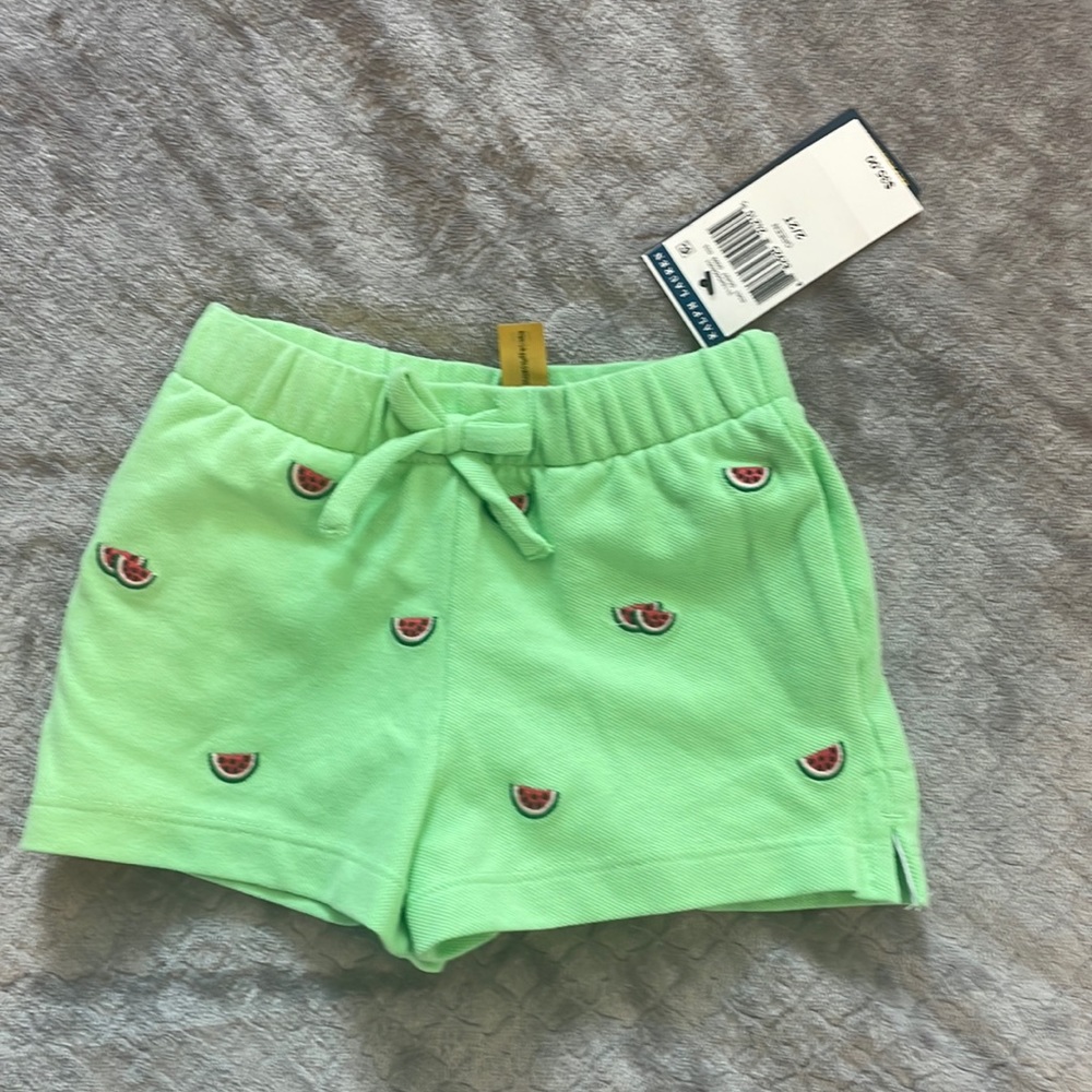 COPY - Polo Ralph Lauren Girls Green Watermelon Shorts NEW